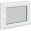 vidaXL Basement Window "RISOR" 80x50 cm Tilt&Turn DIN Right Anthracite