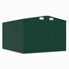 vidaXL Garden Shed 257x298x178 cm Metal Green