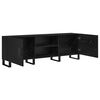 vidaXL TV Cabinet Black Oak 150 x 30 x 50 cm Engineered Wood