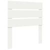 vidaXL Headboard with Headboard White 75 cm Engineered Wood