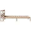 vidaXL Bed Frame without Mattress 75x190 cm Small Single Solid Wood Pine