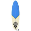 vidaXL Surfboard 170 cm Blue and Cream