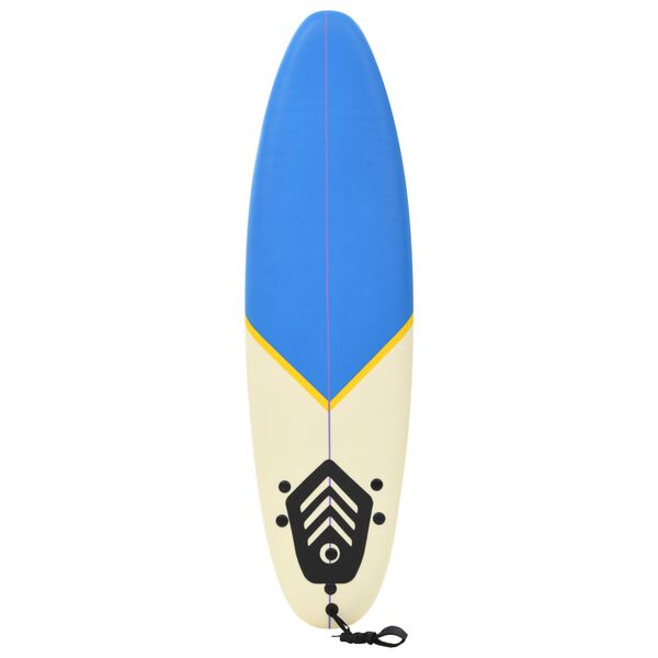 vidaXL Surfboard 170 cm Blue and Cream