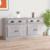 vidaXL Sideboards 2 pcs Grey Sonoma Engineered Wood