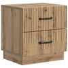 vidaXL Bedside Cabinet Artisan Oak 43 x 34.5 x 44.5 cm Engineered Wood