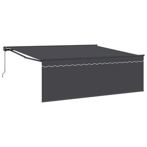 vidaXL Awning Frame Yellow and White 350 x 250 cm