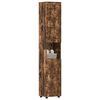 vidaXL Bathroom Cabinet Set TULUM Smoked Oak 37 x 31.5 x 203 cm