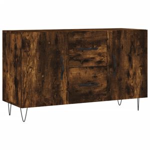 vidaXL Sideboard Smoked Oak 100x36x60 cm Engineered Wood