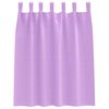 vidaXL Blackout Curtains with Rings 2 pcs Purple 140 x 140 cm