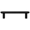 vidaXL Cabinet Handle 12 pcs Black 121 x 16.6 x 28.3 mm Iron