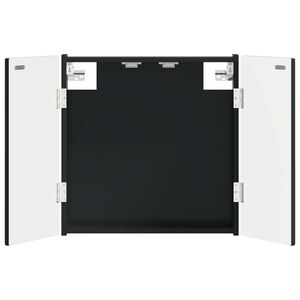 vidaXL Dartboard Cabinet ALKMAAR Black 52.5 x 10.5 x 53.5 cm