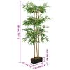vidaXL Artificial Bamboo Tree 1216 Leaves 180 cm Green