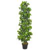 vidaXL Artificial Plant | Green | Polyester | 150 cm | Decorative Inlays