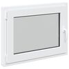 vidaXL Tilt & Turn Basement Window RISOR 90 x 60 cm PVC and Glass