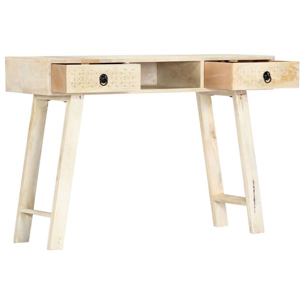 vidaXL Console Table 110x35x76 cm Solid Mango Wood