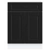 vidaXL Kitchen Base Cabinet Porto Black Engineered Wood