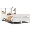 vidaXL Bookcase Bed without Mattress White 120x200cm Solid Wood Pine
