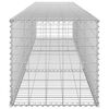 vidaXL Gabion Wall with Covers Galvanised Steel 300x50x50 cm