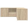 vidaXL Corner Cabinet Sonoma Oak 200x40x45 cm Engineered Wood