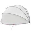 vidaXL Pool Dome Folding Manual Grey and Orange 546 x 516 x 250 cm