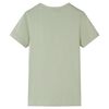 Kids' T-shirt with Short Sleeves Light Khaki 116