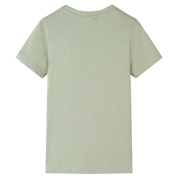 Kids' T-shirt with Short Sleeves Light Khaki 116