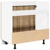 vidaXL Sink Bottom Cabinet Lyon Artisan Oak 80x46x81.5 cm Engineered Wood