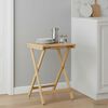vidaXL Kitchen Table Folding Manual Natural 40 x 30 x 53.5 cm Bamboo