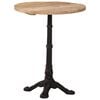 vidaXL Bistro Table &Oslash;60x76 cm Rough Mango Wood