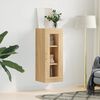 vidaXL Wall Mounted Cabinet Sonoma Oak 34.5x34x90 cm