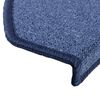 vidaXL Stair Mats 20 pcs 65x24x4 cm Blue Half Round Large