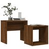 vidaXL Nesting Coffee Tables 2 pcs Brown Oak Engineered Wood