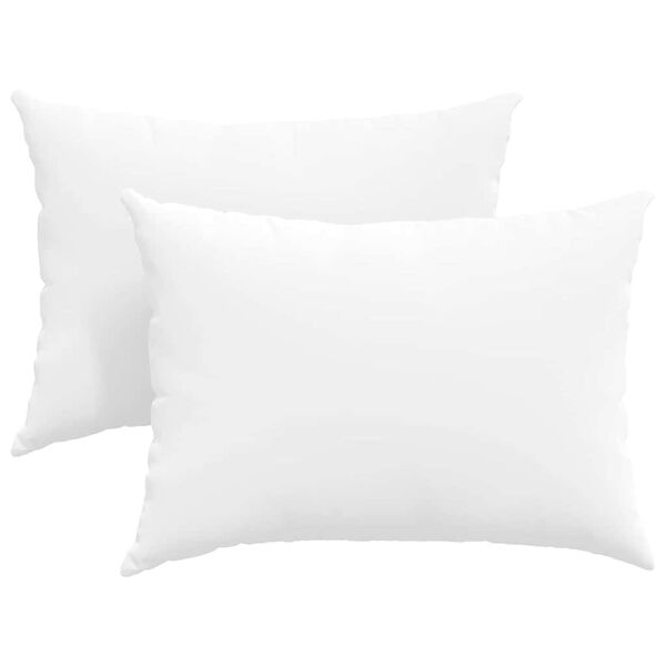 vidaXL Sofa Pillows 2 pcs White 70 x 50 cm Fabric