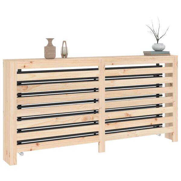 vidaXL Radiator Cover 169x19x84 cm Solid Wood Pine