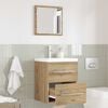 vidaXL Bathroom Furniture Set with Drawer Brown 41 x 38.5 x 48 cm