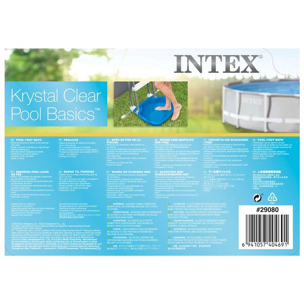 Intex Pool Foot Bath 11.5 L 56x46x9 cm Blue