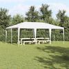 vidaXL Party Tent White 600 x 400 x 266 cm Polyethylene and Steel
