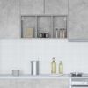 vidaXL Hanging Cabinet Concrete Grey 40 x 29.5 x 80 cm Engineered Wood
