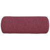 vidaXL Bolster Pillows 2 pcs Wine Red Ø 25 x 70 cm Fabric