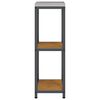 vidaXL Kitchen Storage with Shelf Rusty 30 x 50 x 92 cm Steel