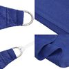 vidaXL Sunshade Sail 160 g/m&sup2; Rectangular Blue 6x8 m HDPE
