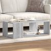 vidaXL Coffee Table Grey Sonoma 89.5x48x30 cm Engineered Wood
