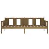 vidaXL Day Bed without Mattress Honey Brown Solid Wood Pine 90x190 cm Single