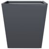 vidaXL Garden Planters Anthracite 2 pcs 40x40x40 cm Steel