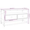 vidaXL TV Cabinet Grey Sonoma 80x35x45 cm Engineered Wood