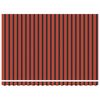 vidaXL Retractable Awning Orange and Brown 4x3 m Fabric and Aluminium