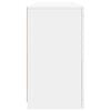 vidaXL Sideboard with LED Lights White 163x37x67 cm