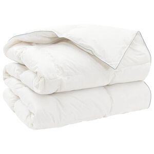 vidaXL Duvet FULDA 200 x 200 cm 4 Seasons 210 GSM 90% Goose Down White