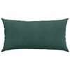 vidaXL Sofa Pillows 2 pcs Dark Green 80 x 40 cm Corduroy Fabric