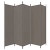 vidaXL 5-Panel Room Divider Anthracite 250x200 cm Fabric